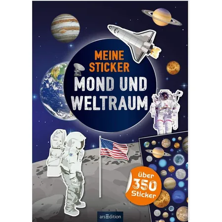 ars Edition Meine Sticker - Mond und Weltraum: Mit über 300 Stickern