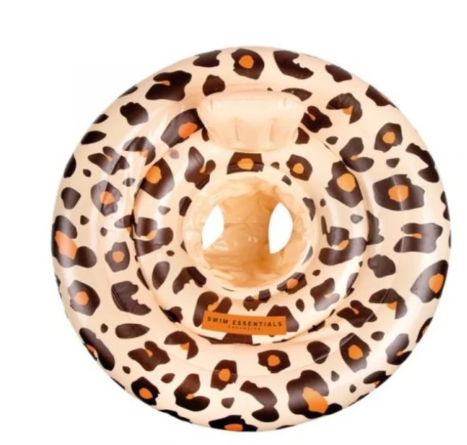 Swim Essentials Swim Essentials Baby Float Beige Panter 0-1 jaar