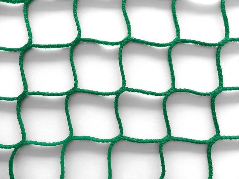Meister Anhängernetz knotenlos, Ø 3 mm / 2 x 3 m, Grün Netz zur Ladungssicherung mit elastischem Seil