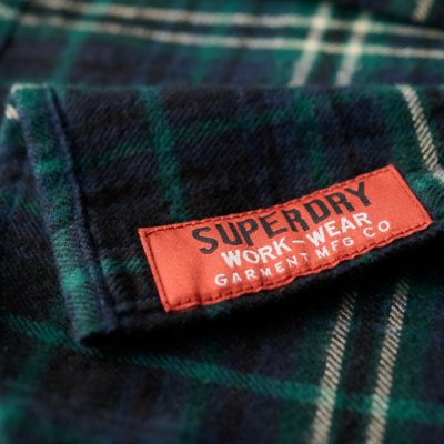 Chemise à manches longues homme Cotton Lumberja SUPERDRY