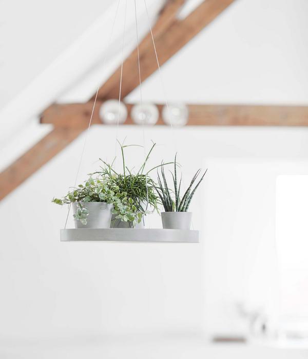 Ecopots Kunststoff-Untersetzer hängend, rund,
