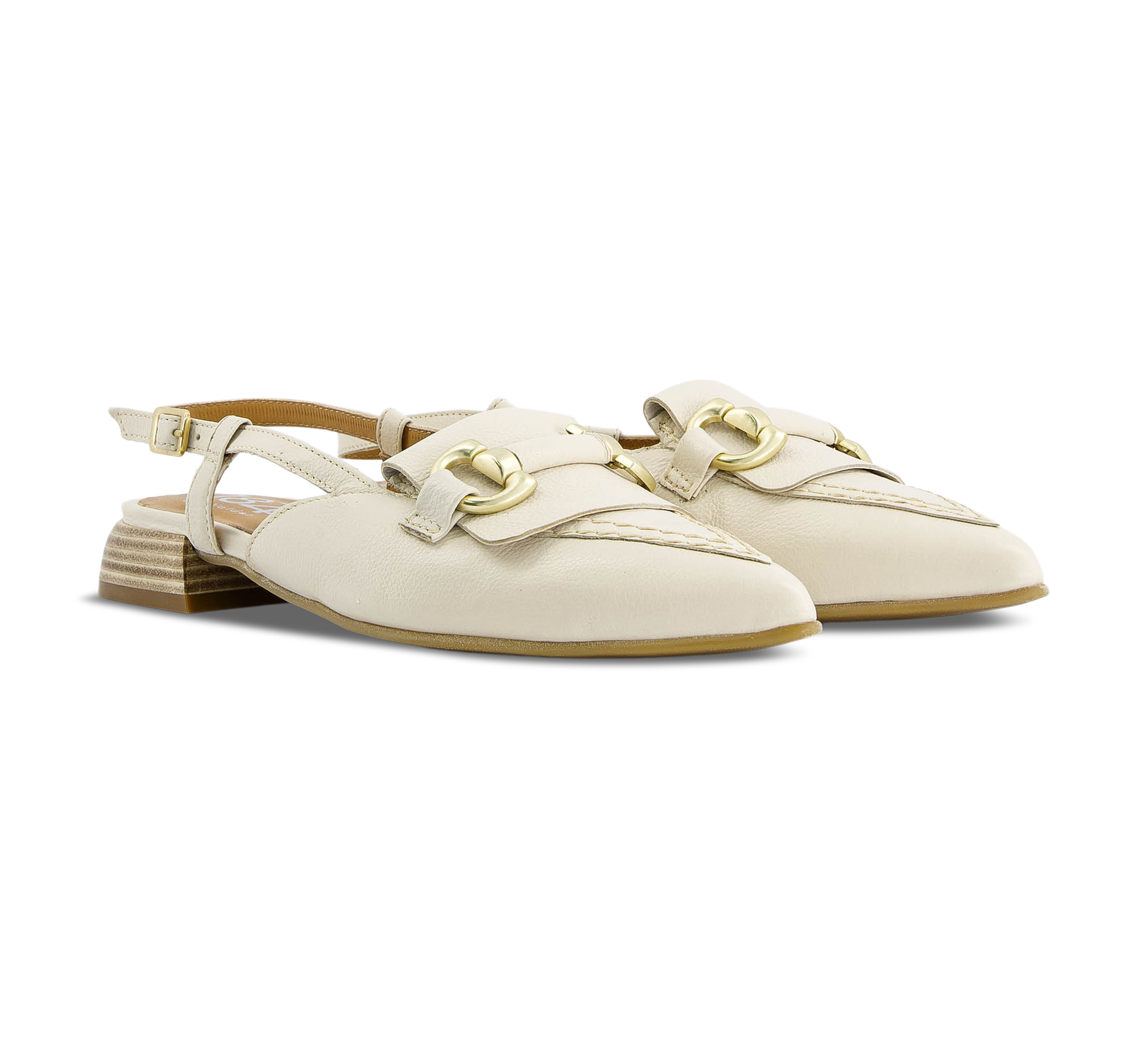 1874 by Walder Sling-Pumps beige/taupe