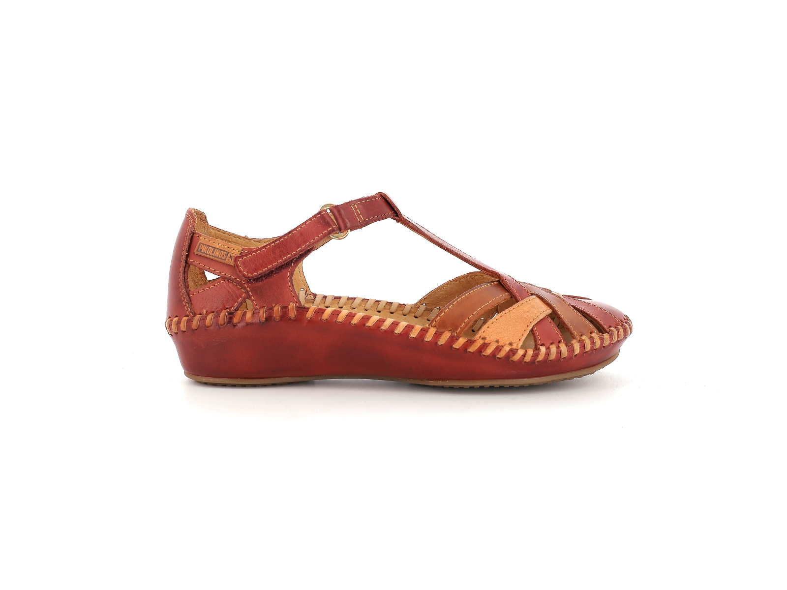 Pikolinos-VALLARTA  655 0732C5 Cuir Multi Rouge
