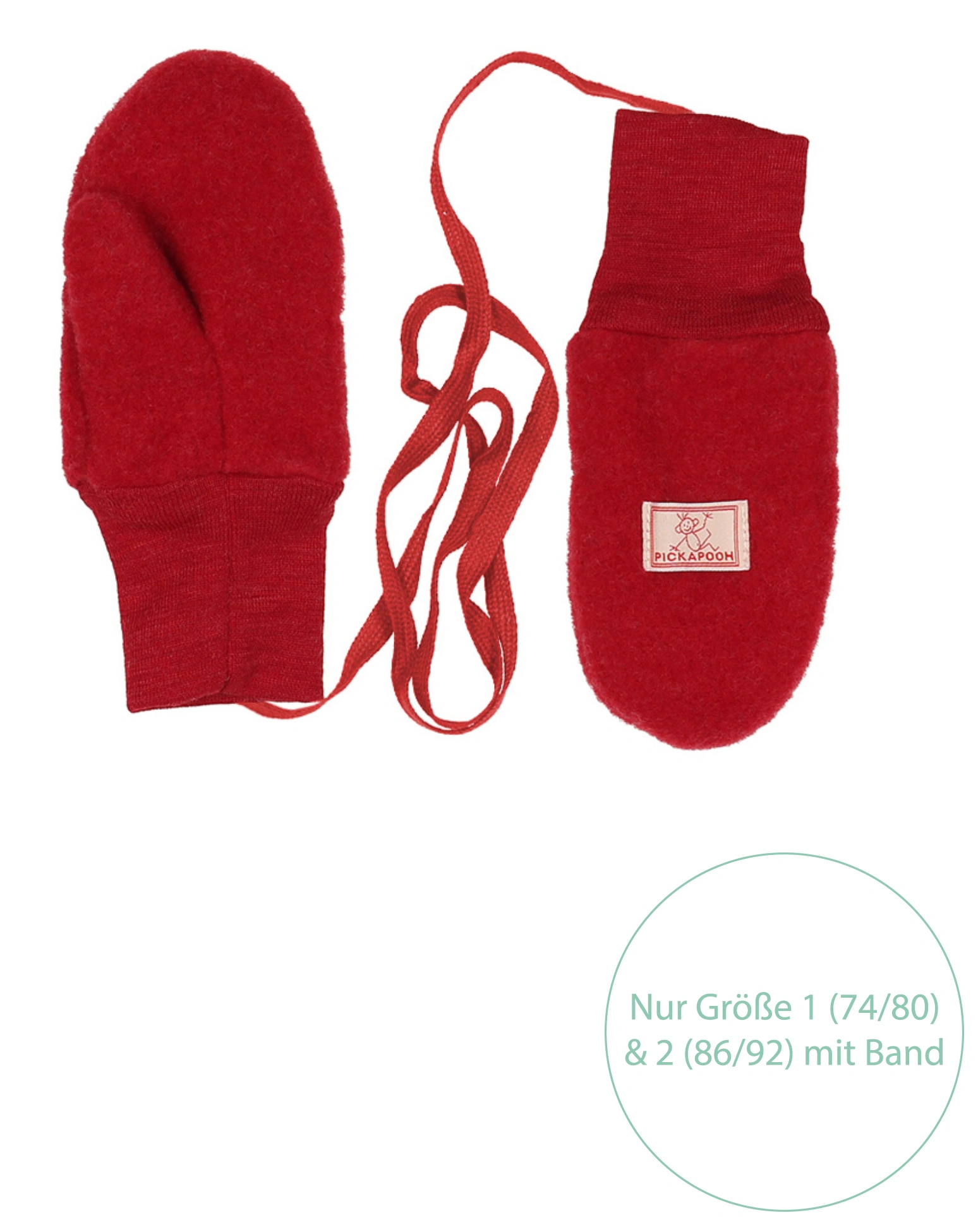 Fäustel WOLLFLEECE in rot