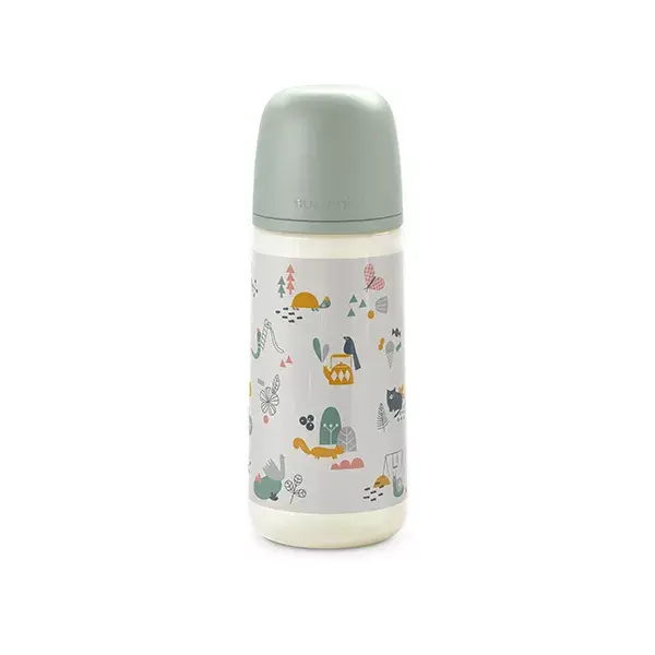 Suavinex Biberon Tetine Sxpro taille-L Walk In The Park Vert 360Ml