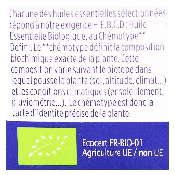 Óleo Essencial de Ravintsara Orgânico So'Bio Étic Aroma 10ml