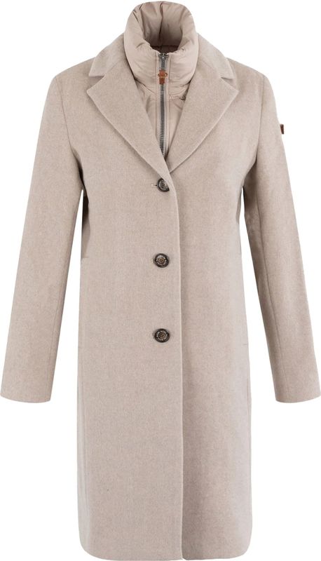 Moscow - Bogdana 3 - Wollen Jas - Beige - Dames