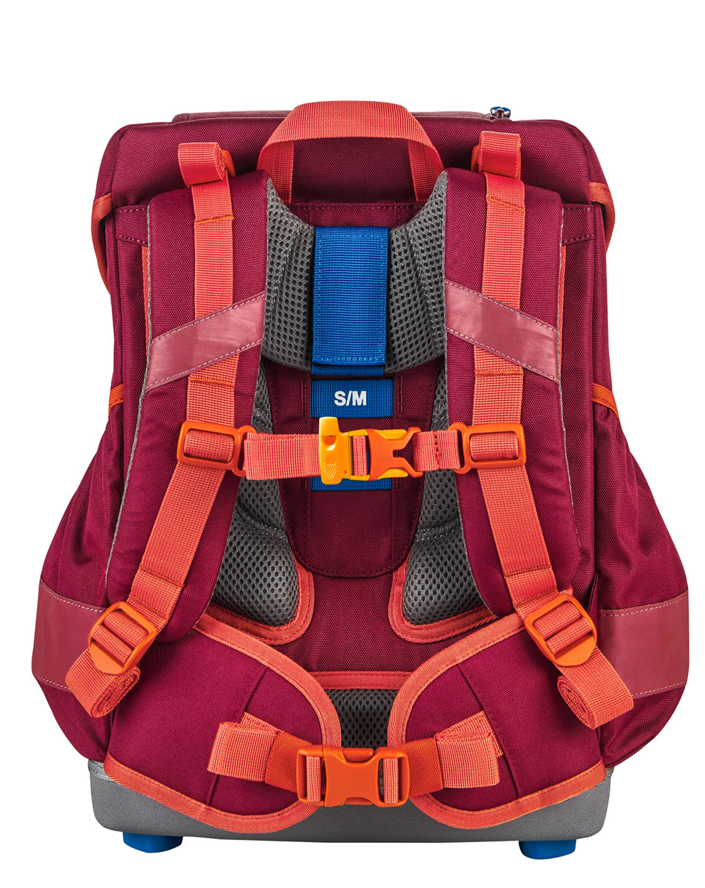 Schulranzen-Set BUDDY 4-teilig in beet red/chili