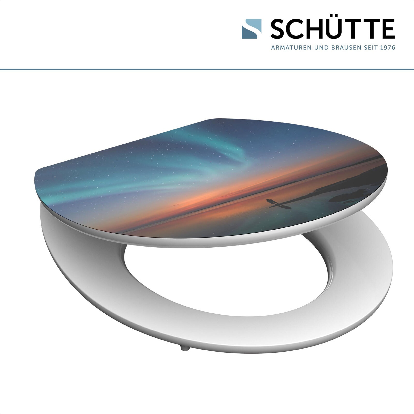 SCHÜTTE Design WC-Sitz High Gloss MDF Polar Lights
