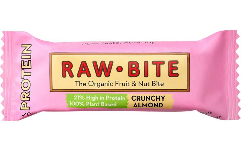 Riegel Bio Rohkost Protein Crunchy Almond 12 x 45 gLeckerer Rohkostriegel mit Mandeln