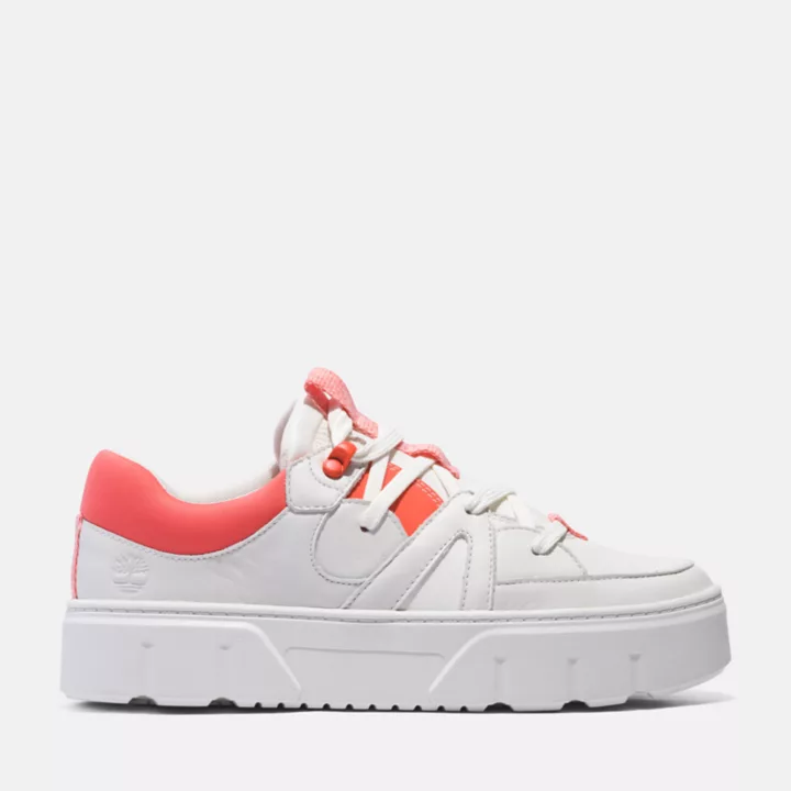 Basket basse à lacets Laurel Court pour femme en blanc