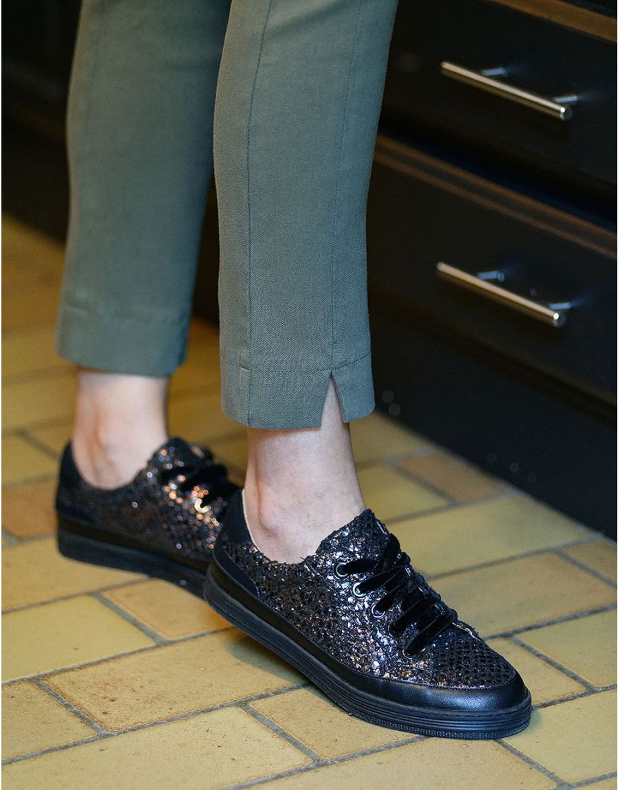 Pantalon 7/8e coton kaki