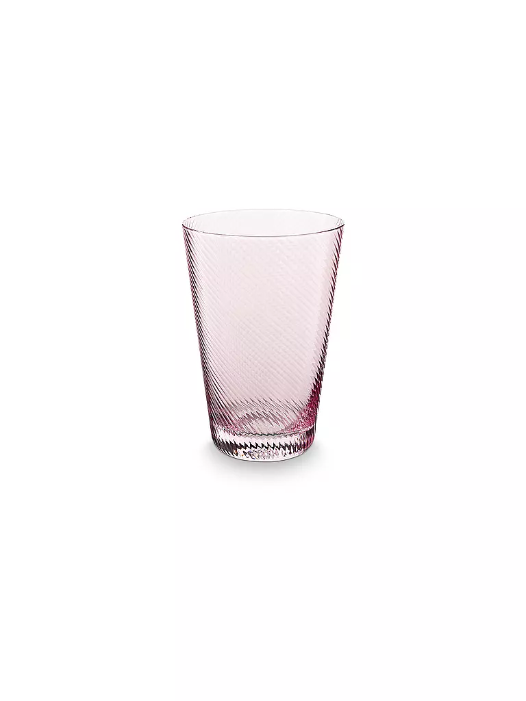 PIP STUDIO Longdrinkglas LILY & LOTUS 420ml Twisted Lilac lila