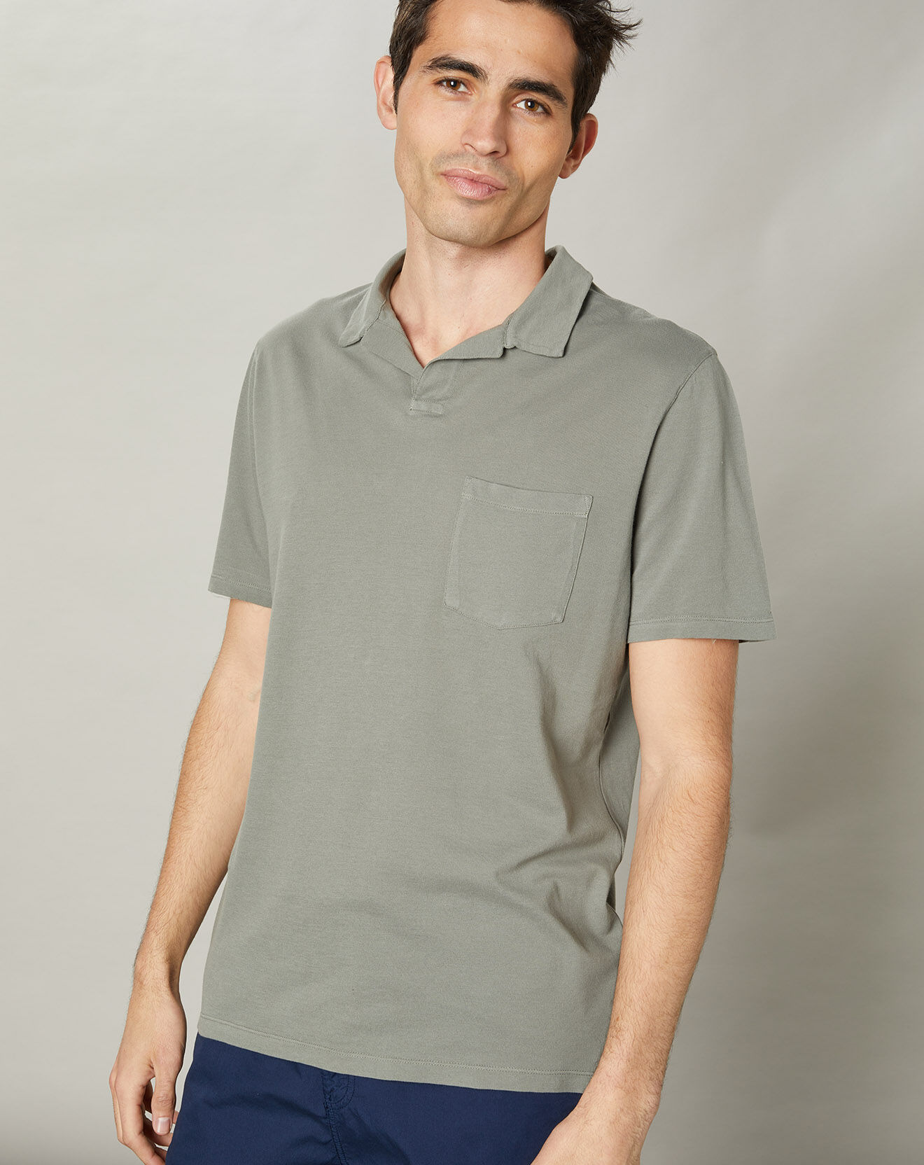 Hartford Polo piqué military