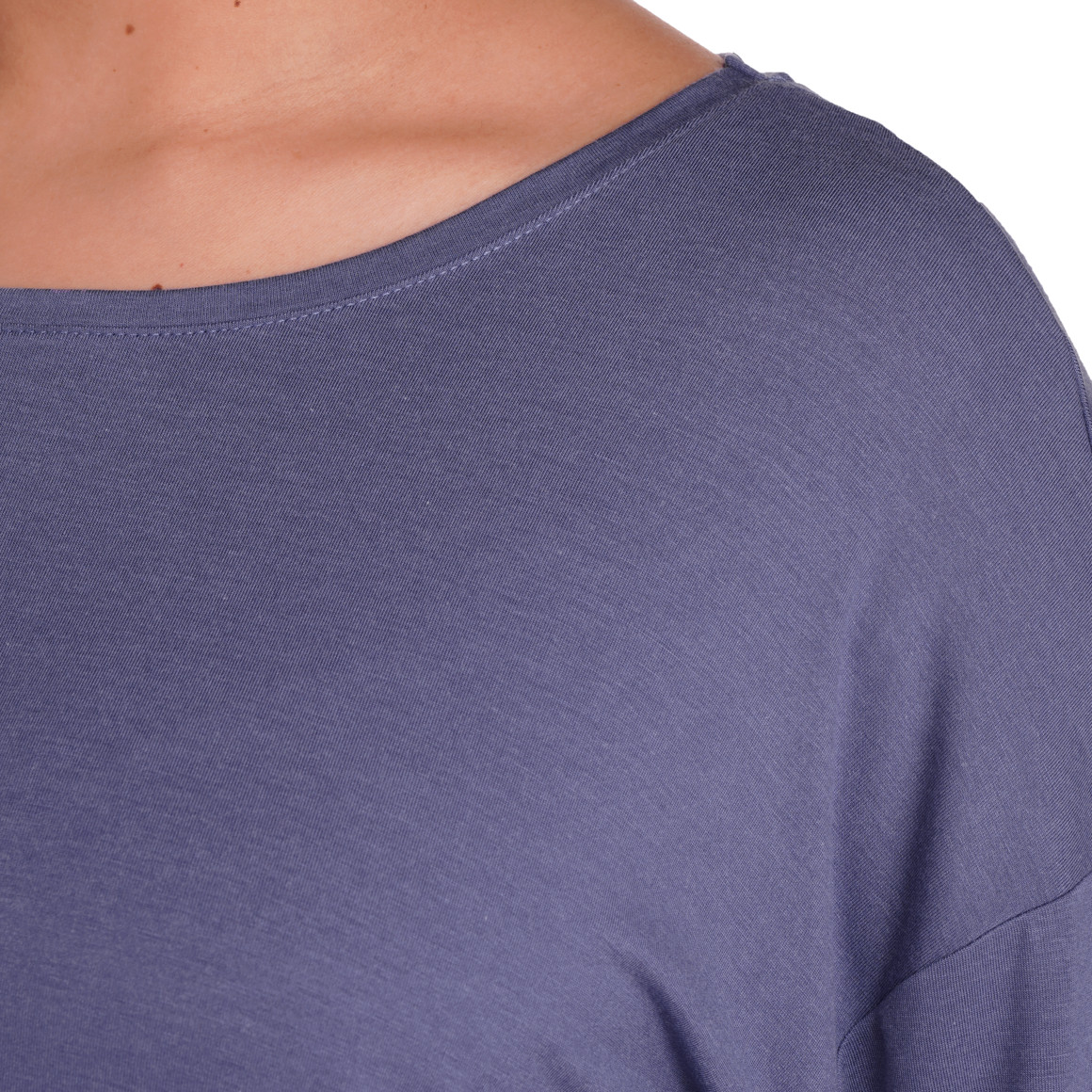 Gina Benotti Damen Longshirt mit Viskose-Anteil lila