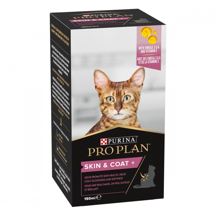 PRO PLAN Skin & Coat+ en huile - Aliment complémentaire pour chat