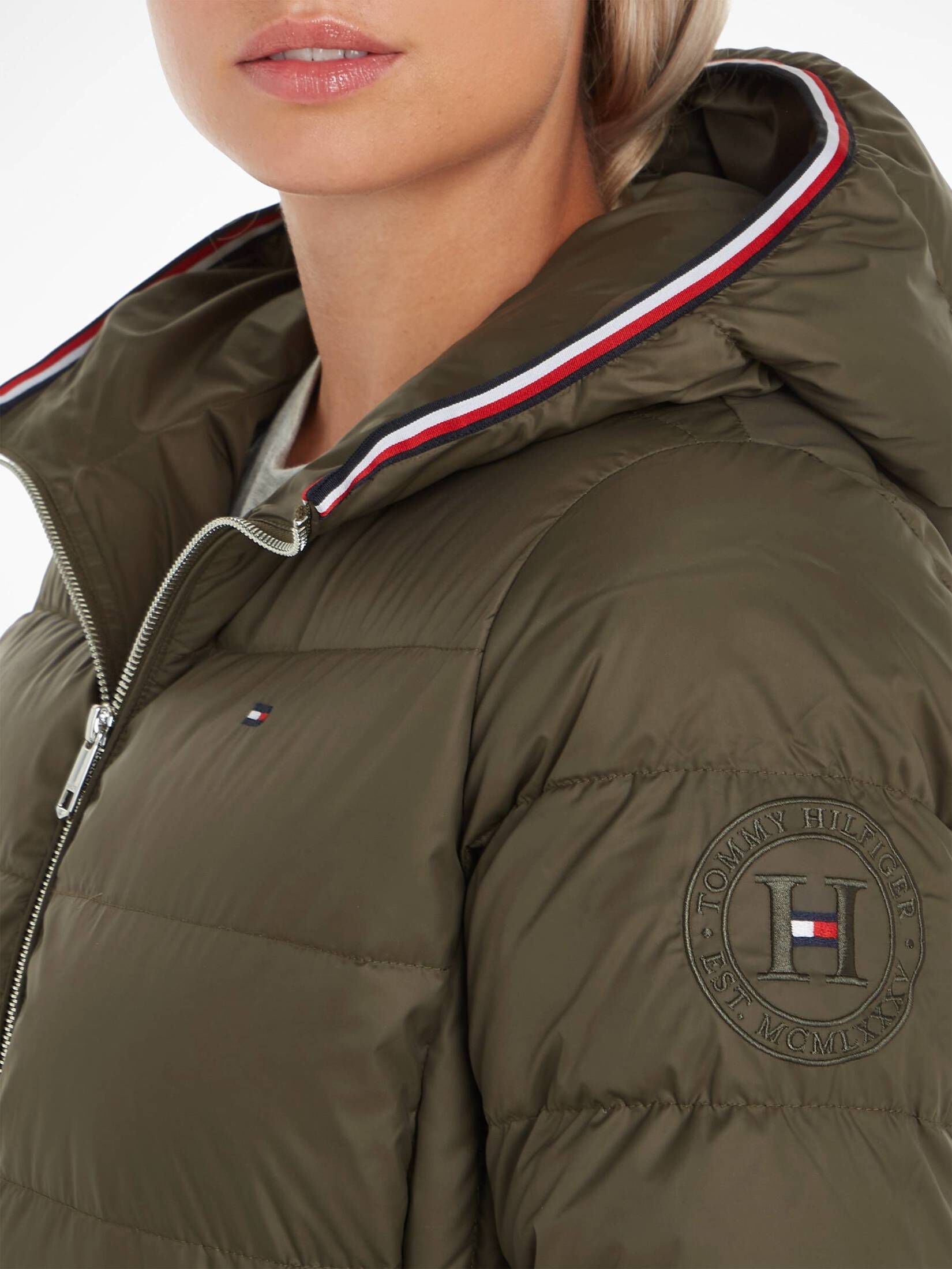 Tommy Hilfiger| Damen Steppmantel mit Kapuze CL FEMININE SORONA COAT