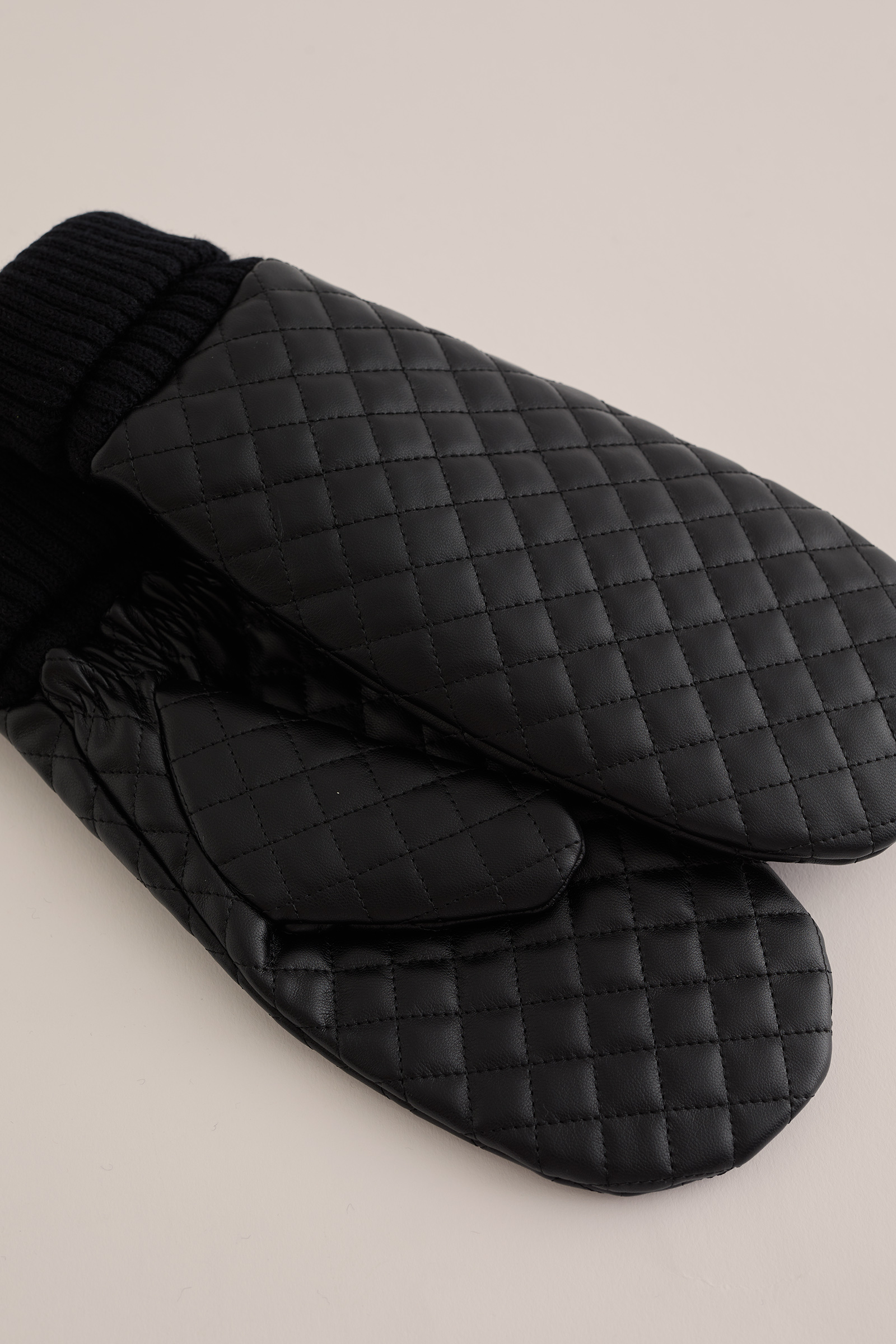 imitatieleren wanten WE Fashion Zwart