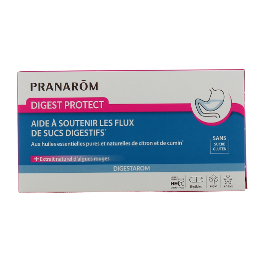 Pranarom Digest Protect : soutien les sucs digestifs - Aromathérapie