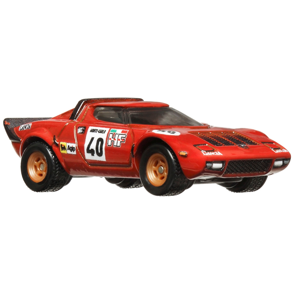 Hot Wheels Car Culture: Lancia Stratos Modellauto im Maßstab 1:64 aus Druckguss