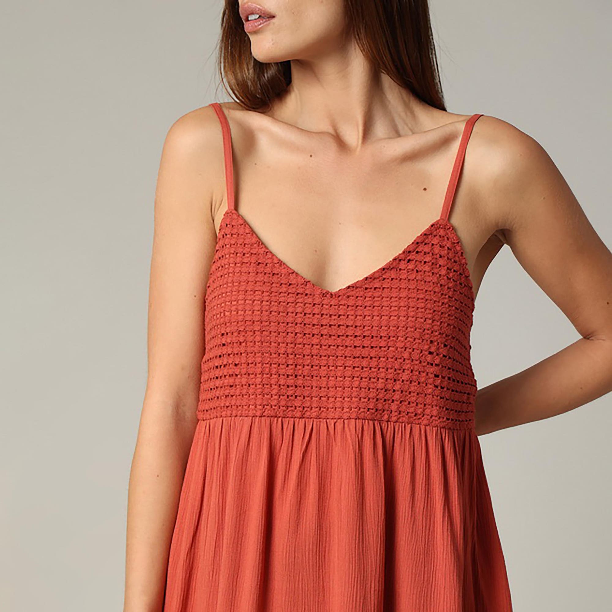 Top Femme marron