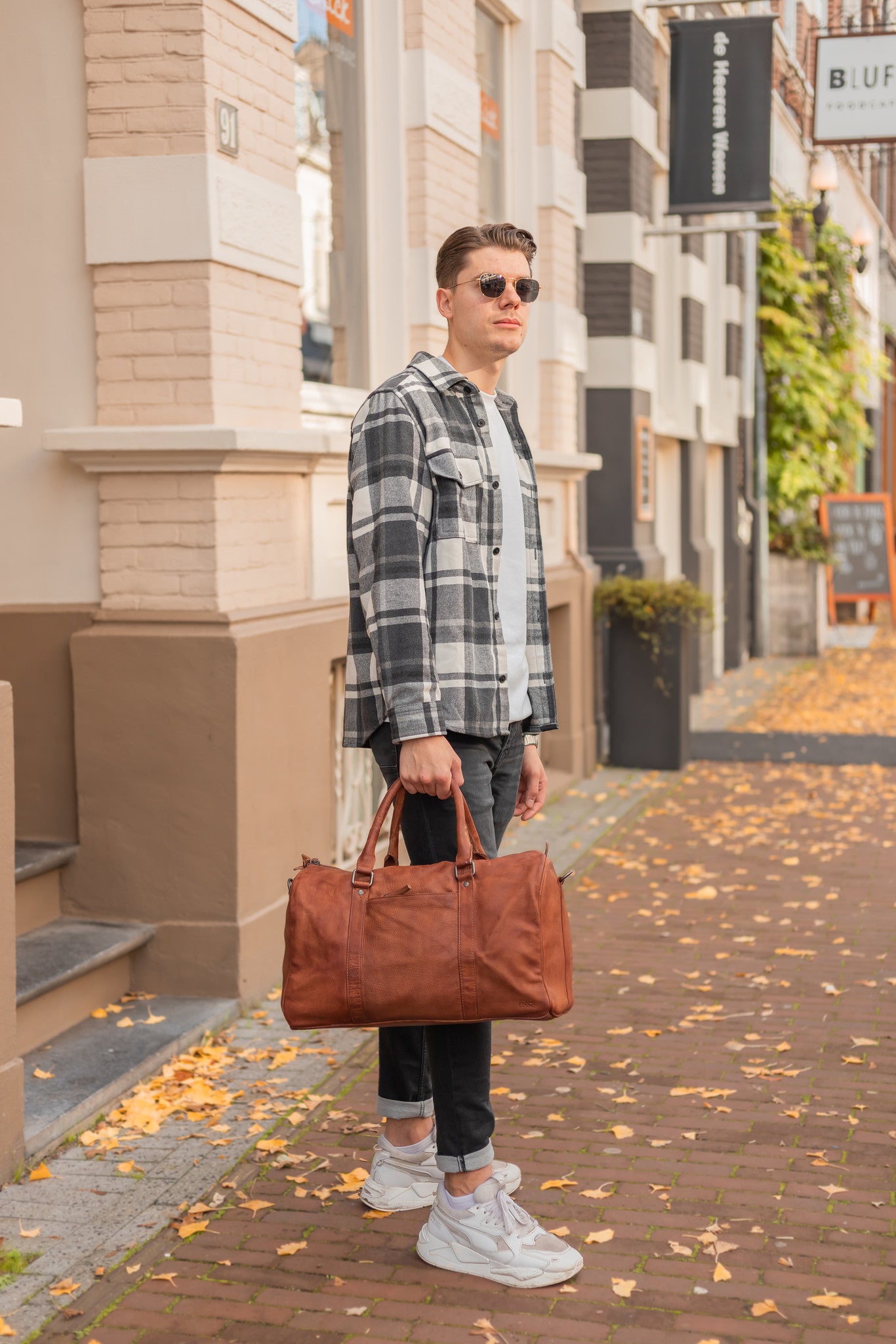 Weekendtas 'Daniël' M zwart - CP 2293 BLACK
