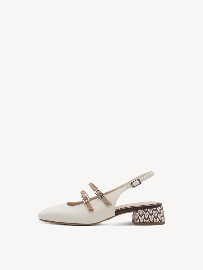 Slingpumps - wit