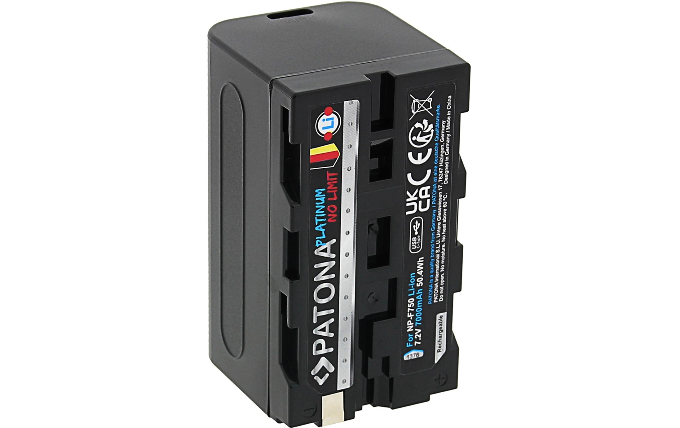 Platinum Akku für Sony NP-F750Platinum Batteriesatz für Sony