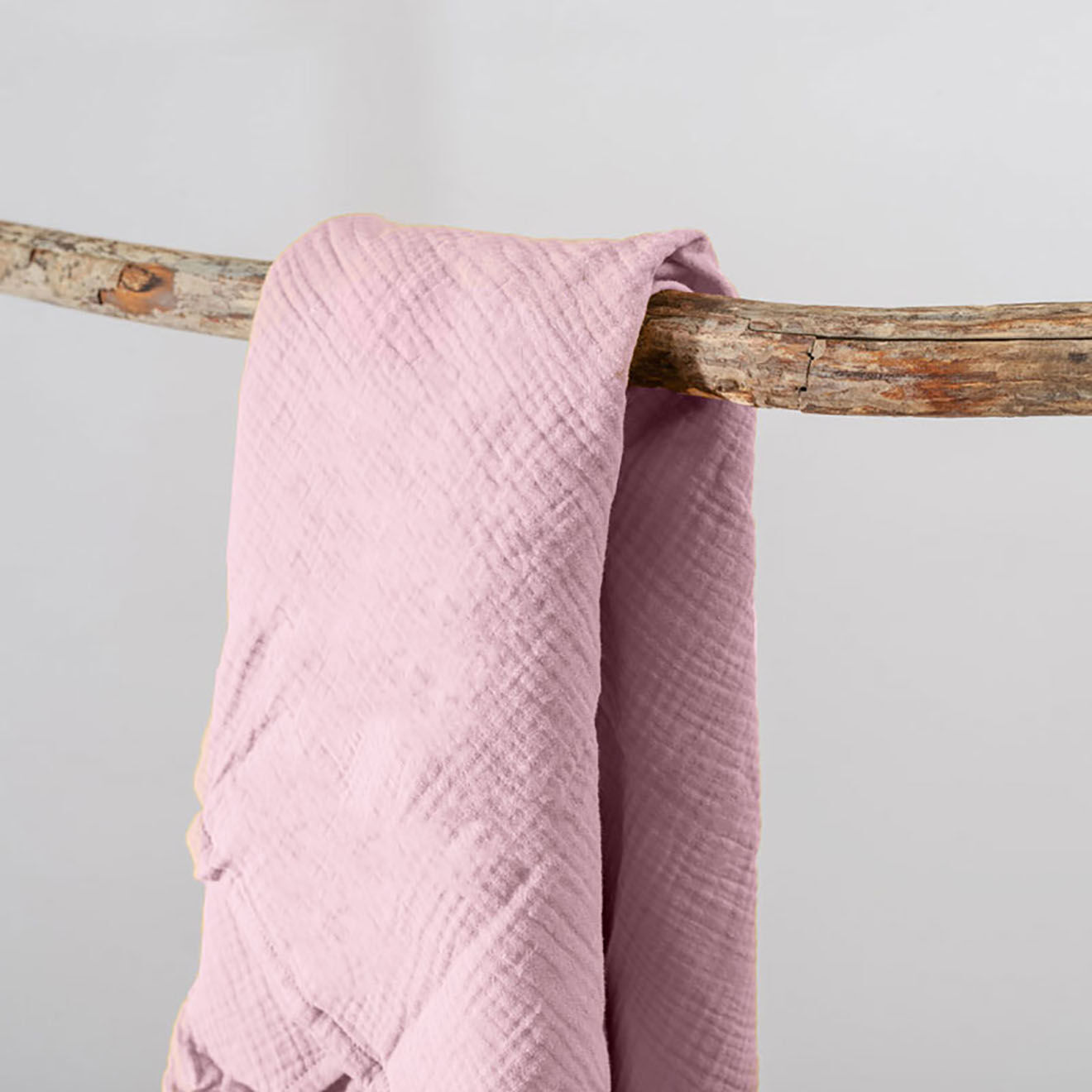 Papate Lange en Coton Bio rose - 50x50 cm