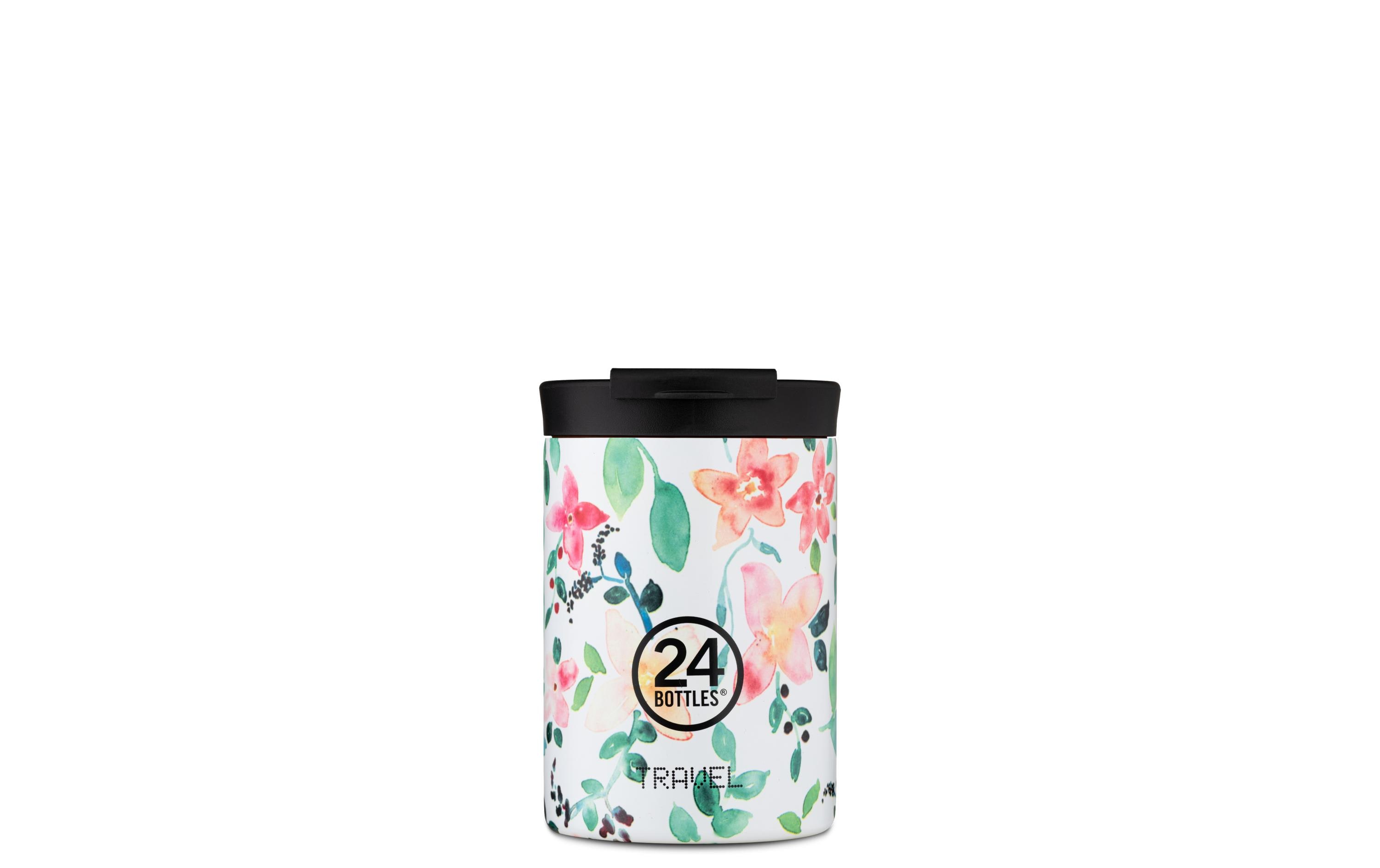 Thermobecher Travel Tumbler 350 ml, Little BudsThermotasse mit doppelwandiger Edelstahlisolation