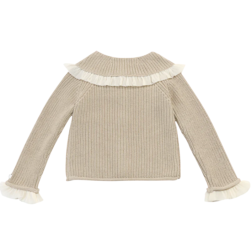 Zoila Cardigan | Oyster Grey