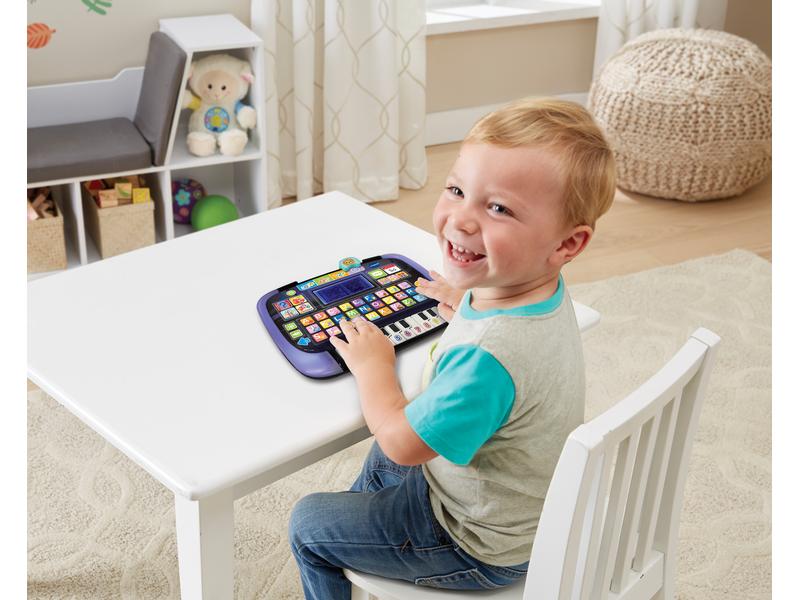 Vtech Musikspielzeug Lern- und Musiktablet -DE- Sprechendes, musikalisches Tablet mit Beleuchtung