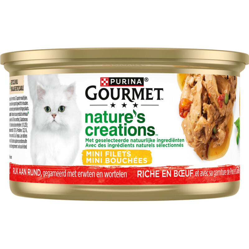 Gourmet Nature's creations met rund & erwten