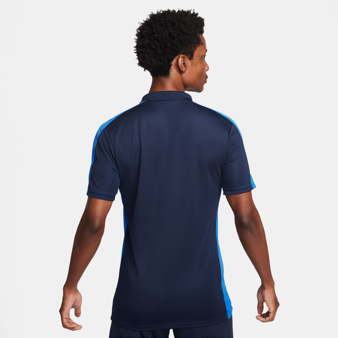 Nike Dri-FIT Academy 23 Polo Donkerblauw Blauw Wit