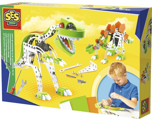 Creatieve set metalen dinosaurus bouwset
