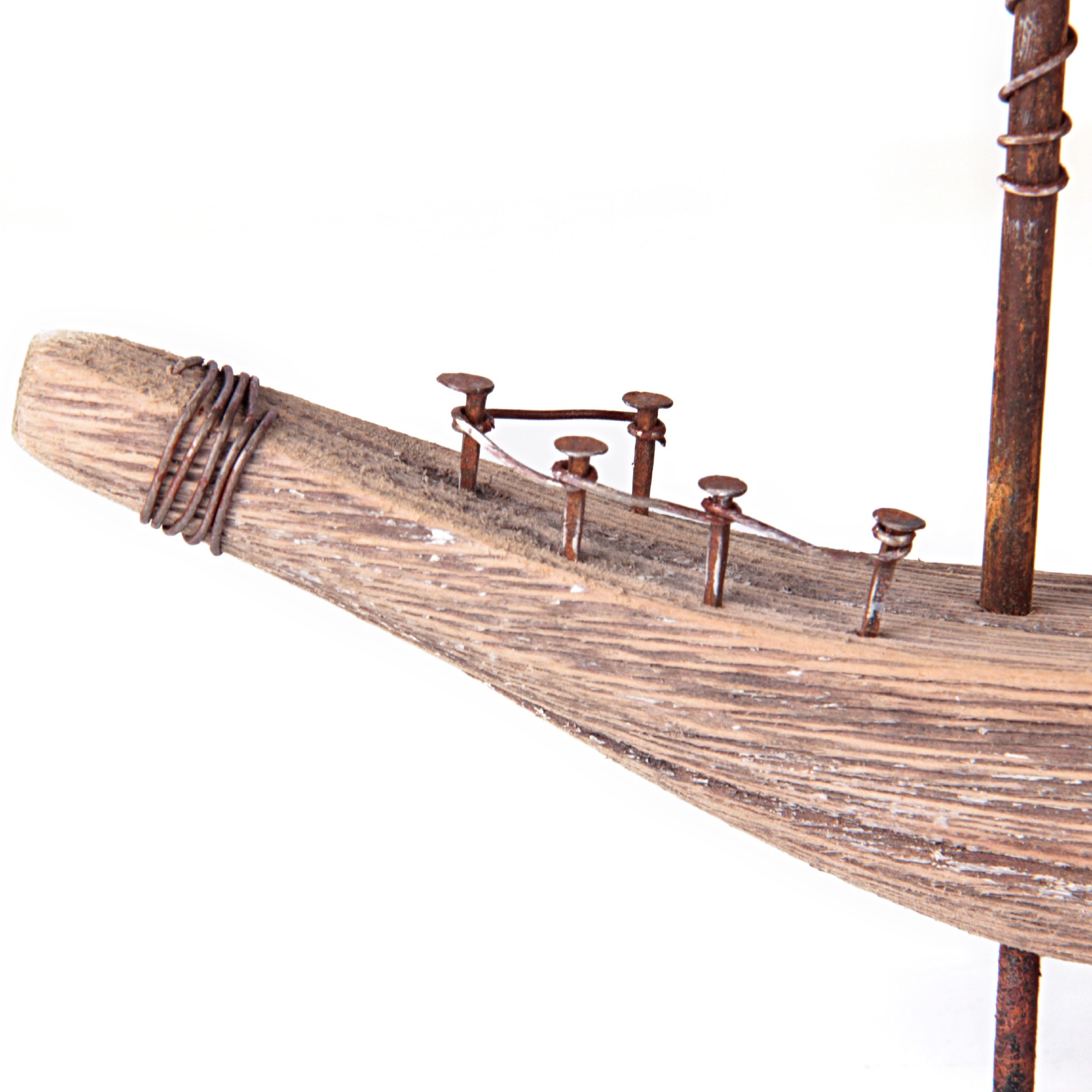 Jolle, mit Standfuß, B 25 cm, H 21 cm, L 4 cm von fischer's lagerhaus