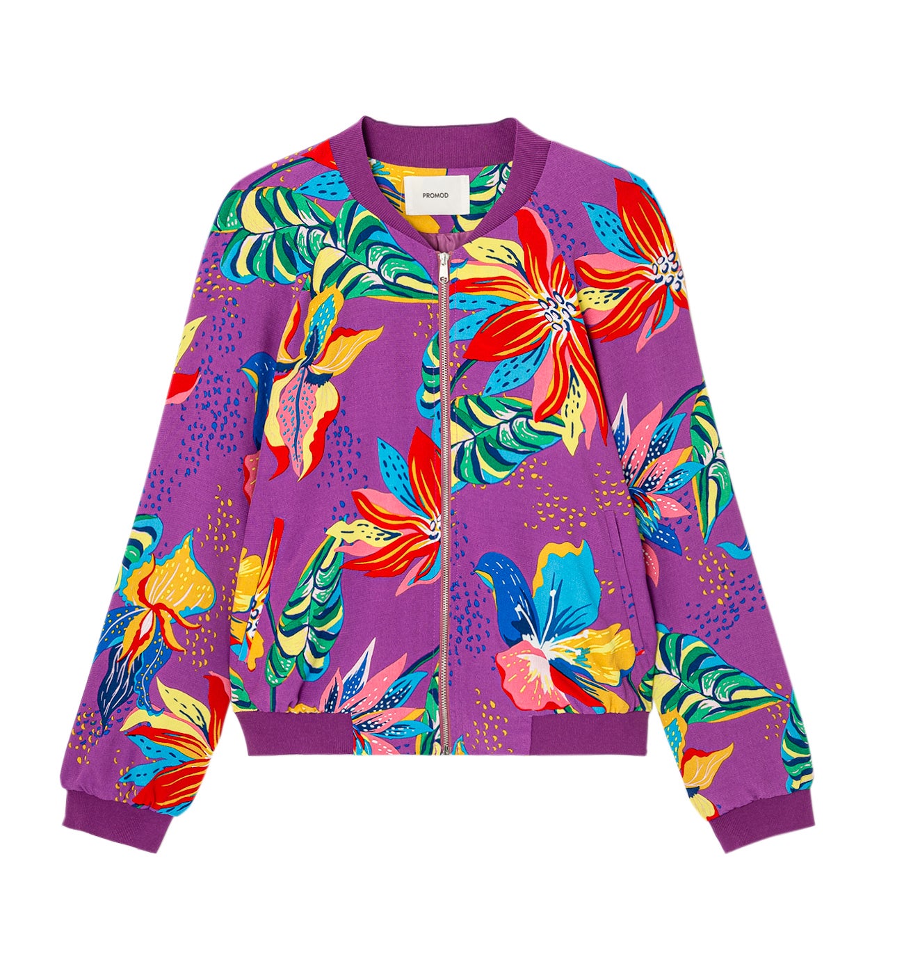 Bomber imprimé Femme - Imprimé violet