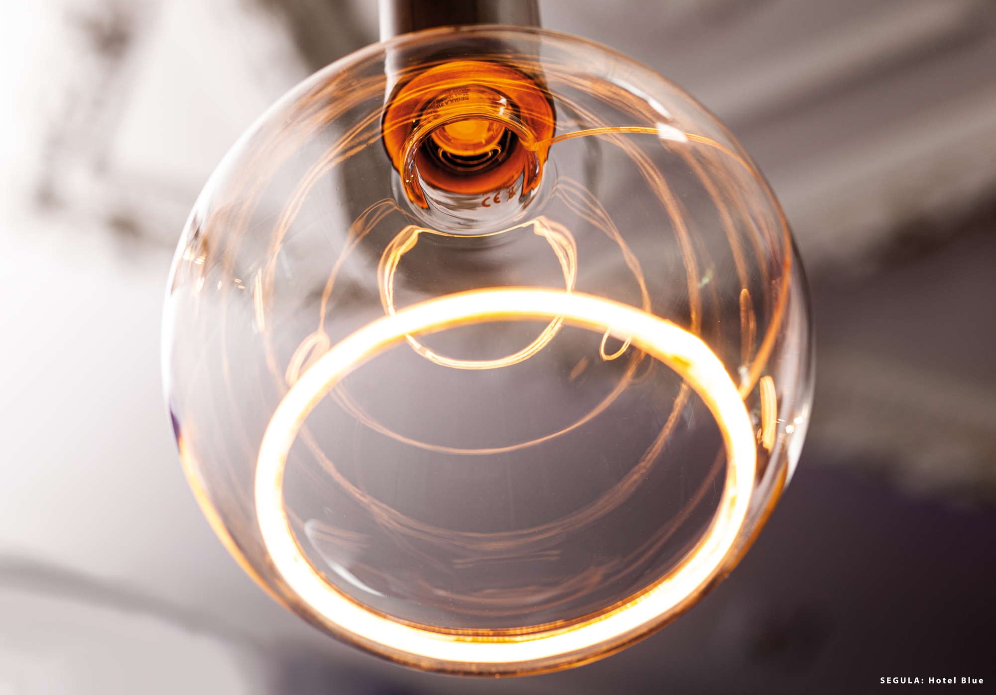 Hanglamp Floating Globe125 smokey