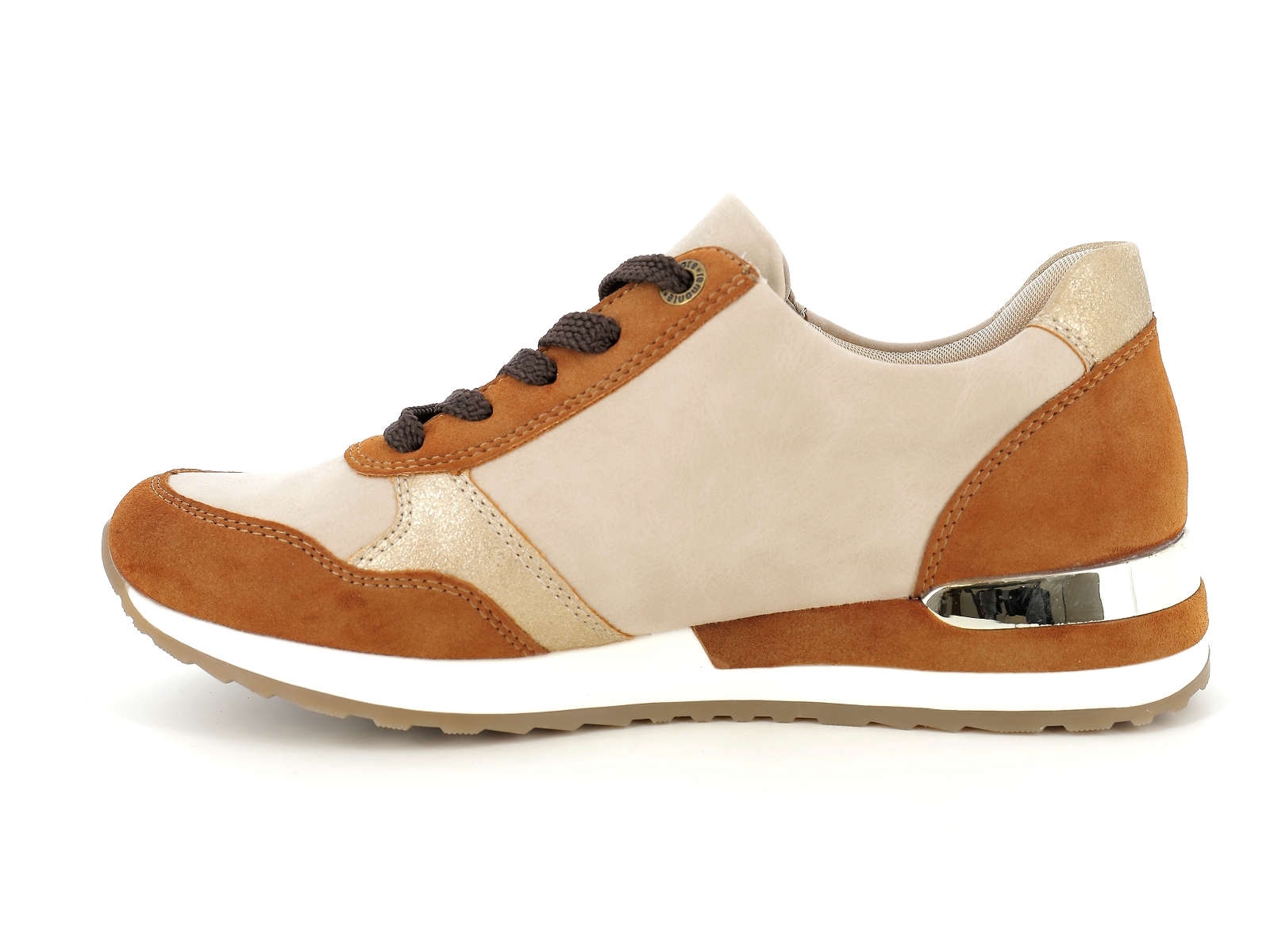 Remonte-R2548 Matières combinées Multi Beige