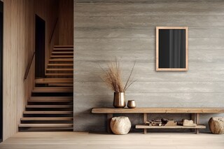 Wandspiegel KIM 48 x 68 cm Spiegelglas/braun