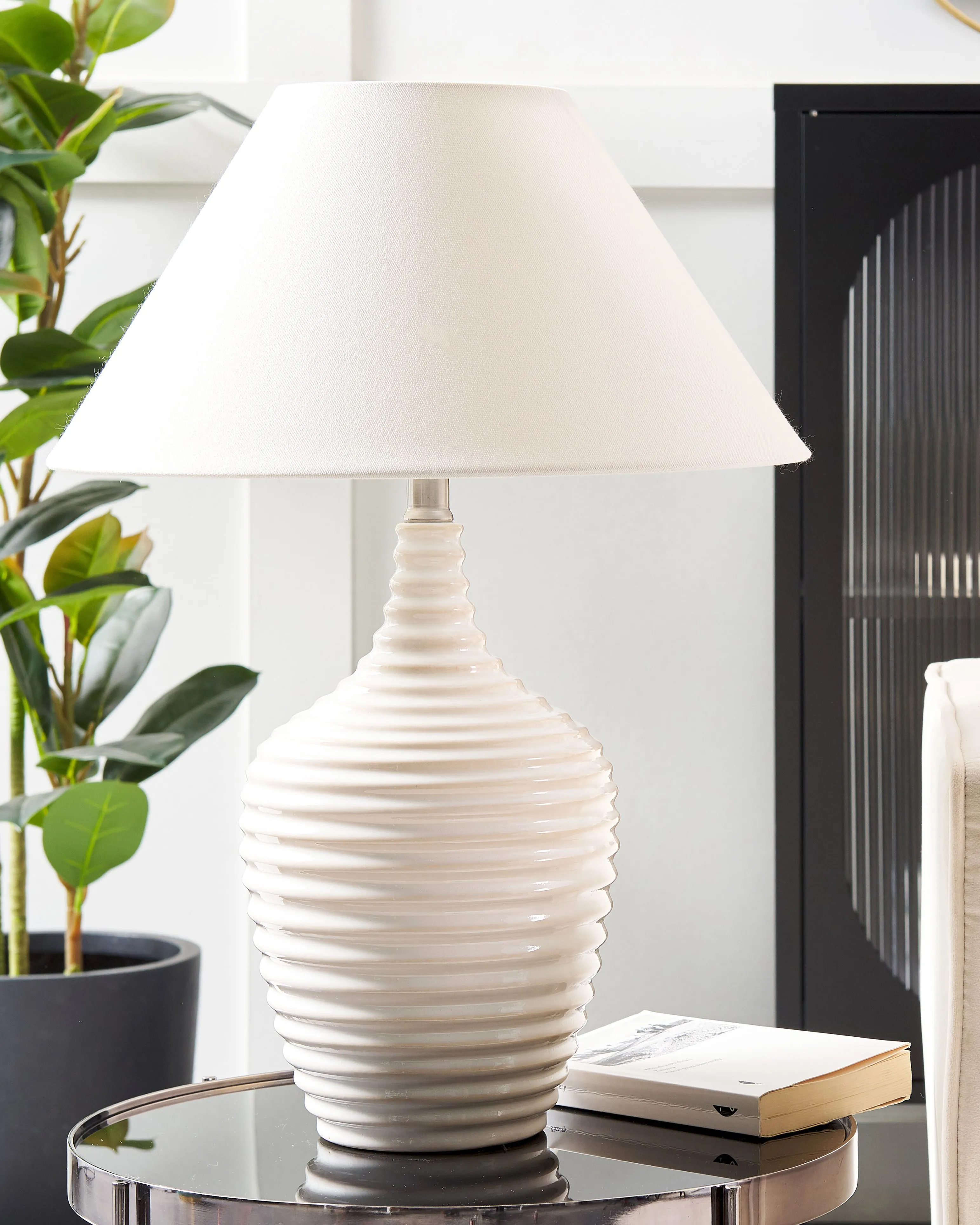 Tafellamp CELESTE Keramiek Beige