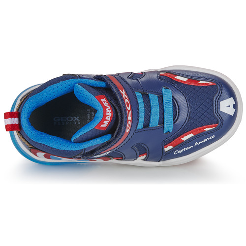 Geox - J GRAYJAY BOY C - Bleu / Rouge