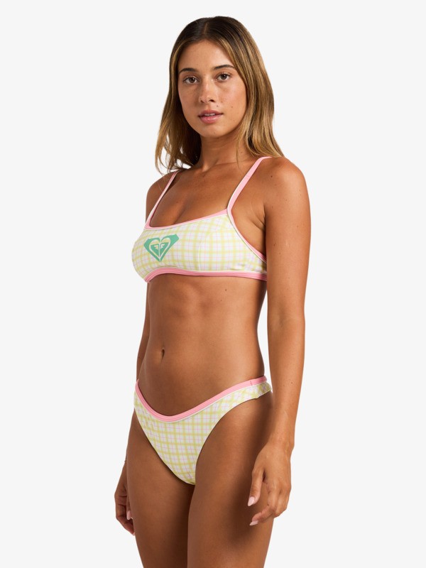 The Swell High Leg Tanga Bas de bikini échancré Blanc Femme