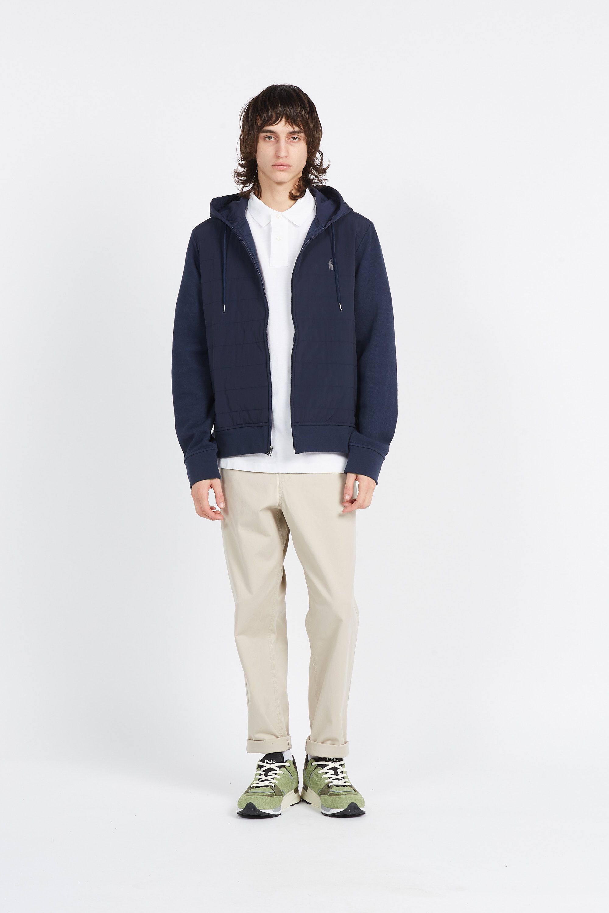 POLO RALPH LAUREN Veste 30/1 DOUBLE KNT  Bleu