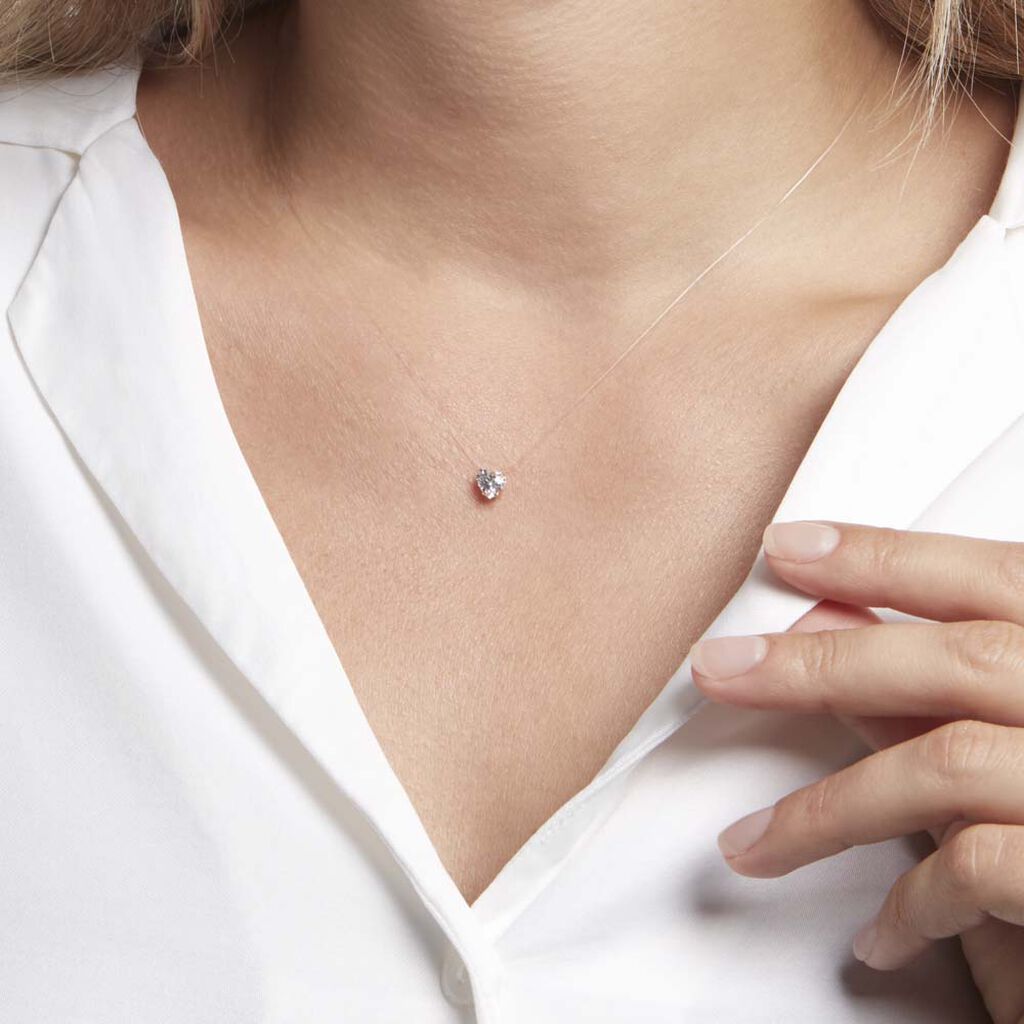 Collier Or Jaune Maiorga Oxyde De Zirconium