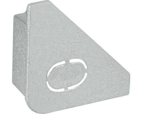 Paulmann Delta profiel eindkap, aluminium/mat, 2 stuks
