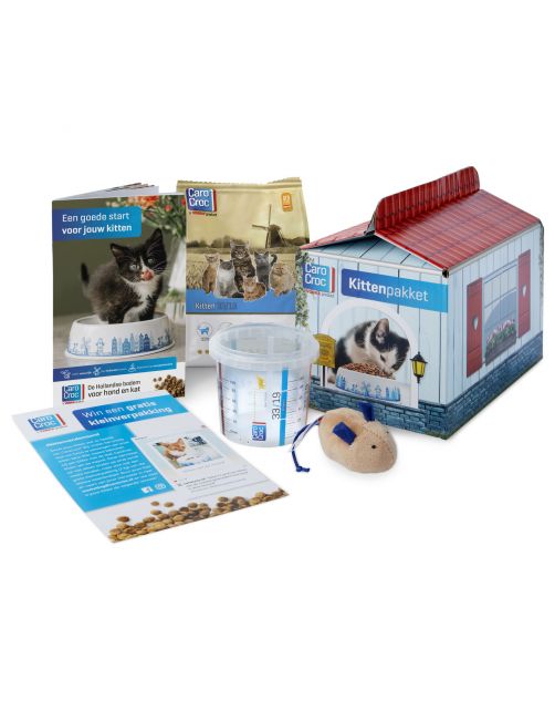 Carocroc Kitten Pakket - Kattenvoer - Gevogelte Rijst Visolie 400 g Kittens