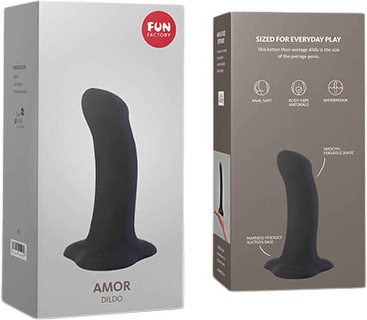 FUN-FACTORY Amor Stubs Dildo Black