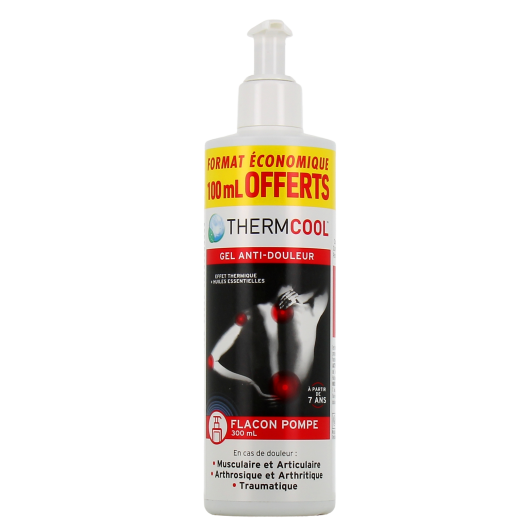 Gel anti-douleurs froid et huiles essentielles ThermCool