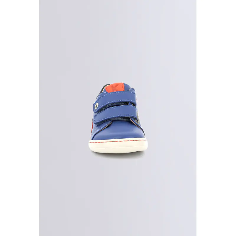 Kickboost Bleu fonce BASKETS BASSES Cuir Garçon